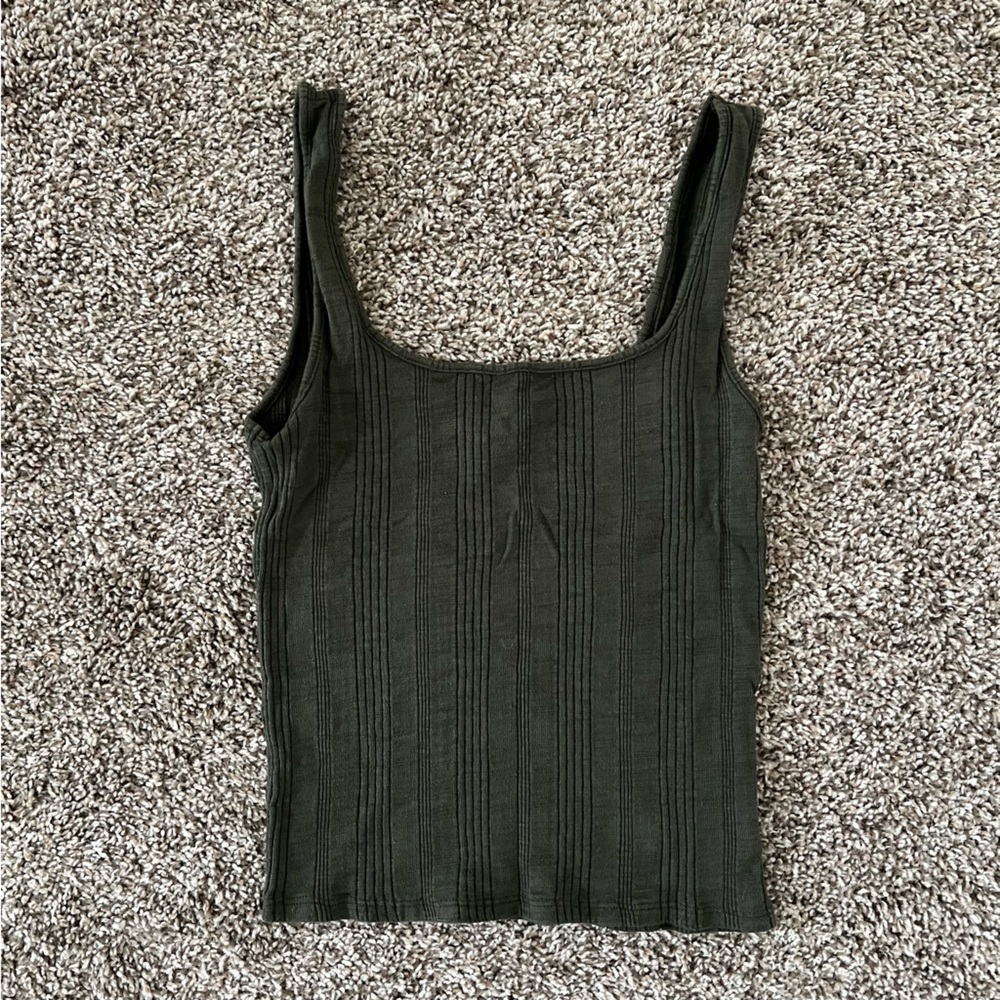 AE olive tank top